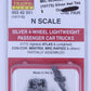 Micro-Trains 00342051 N Four-Wheel Passenger Car Trucks Standard w/Adjustable