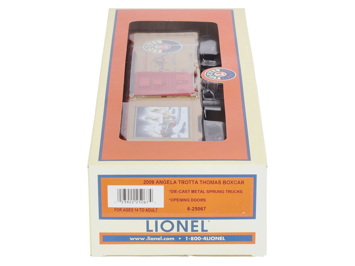 Lionel 6-25067 O Gauge Angela Trotta Thomas 2009 Boxcar (Autographed) LN/Box