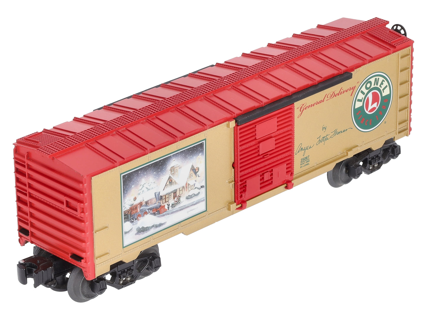 Lionel 6-25067 O Gauge Angela Trotta Thomas 2009 Boxcar (Autographed) LN/Box