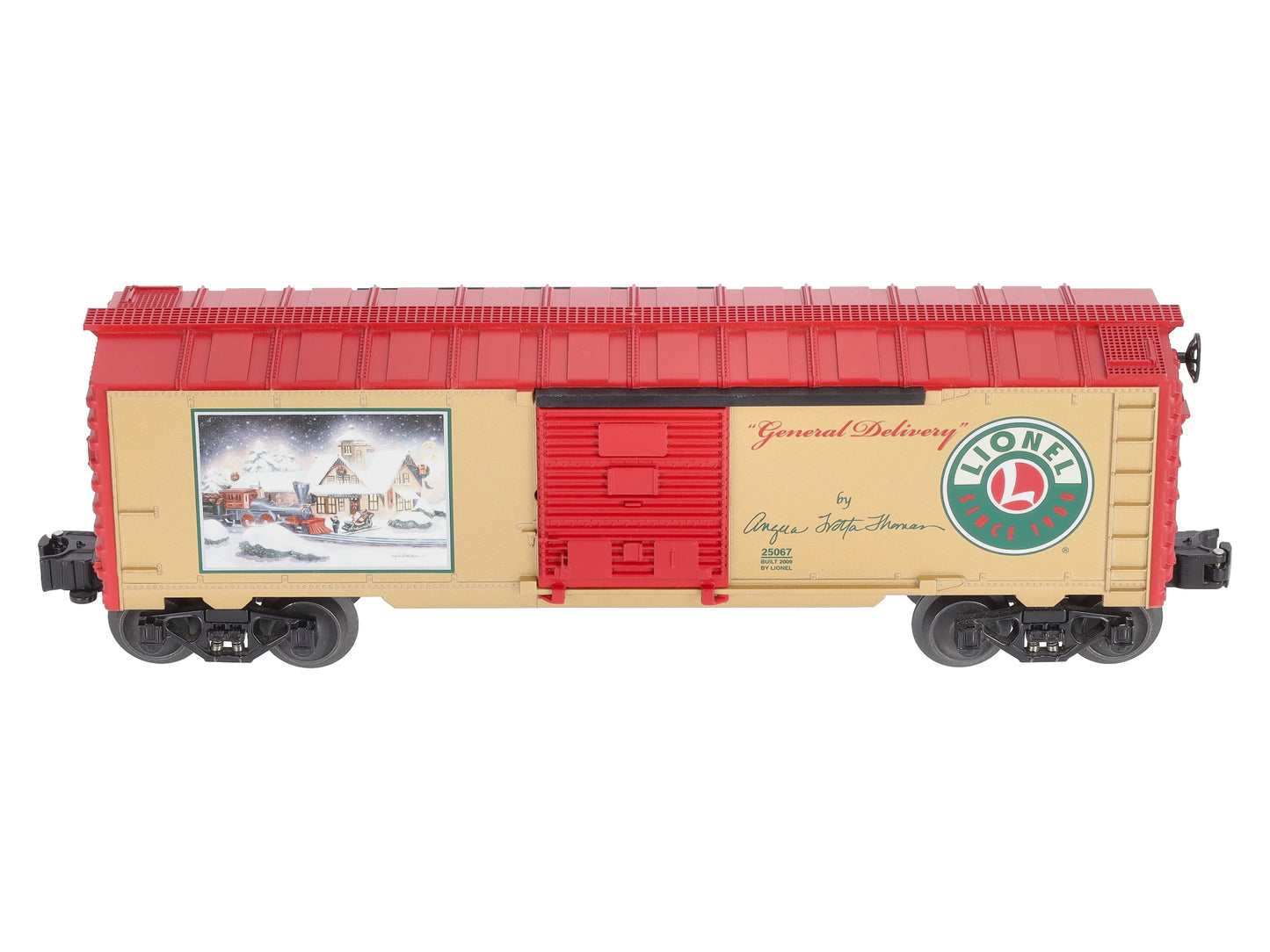 Lionel 6-25067 O Gauge Angela Trotta Thomas 2009 Boxcar (Autographed) LN/Box