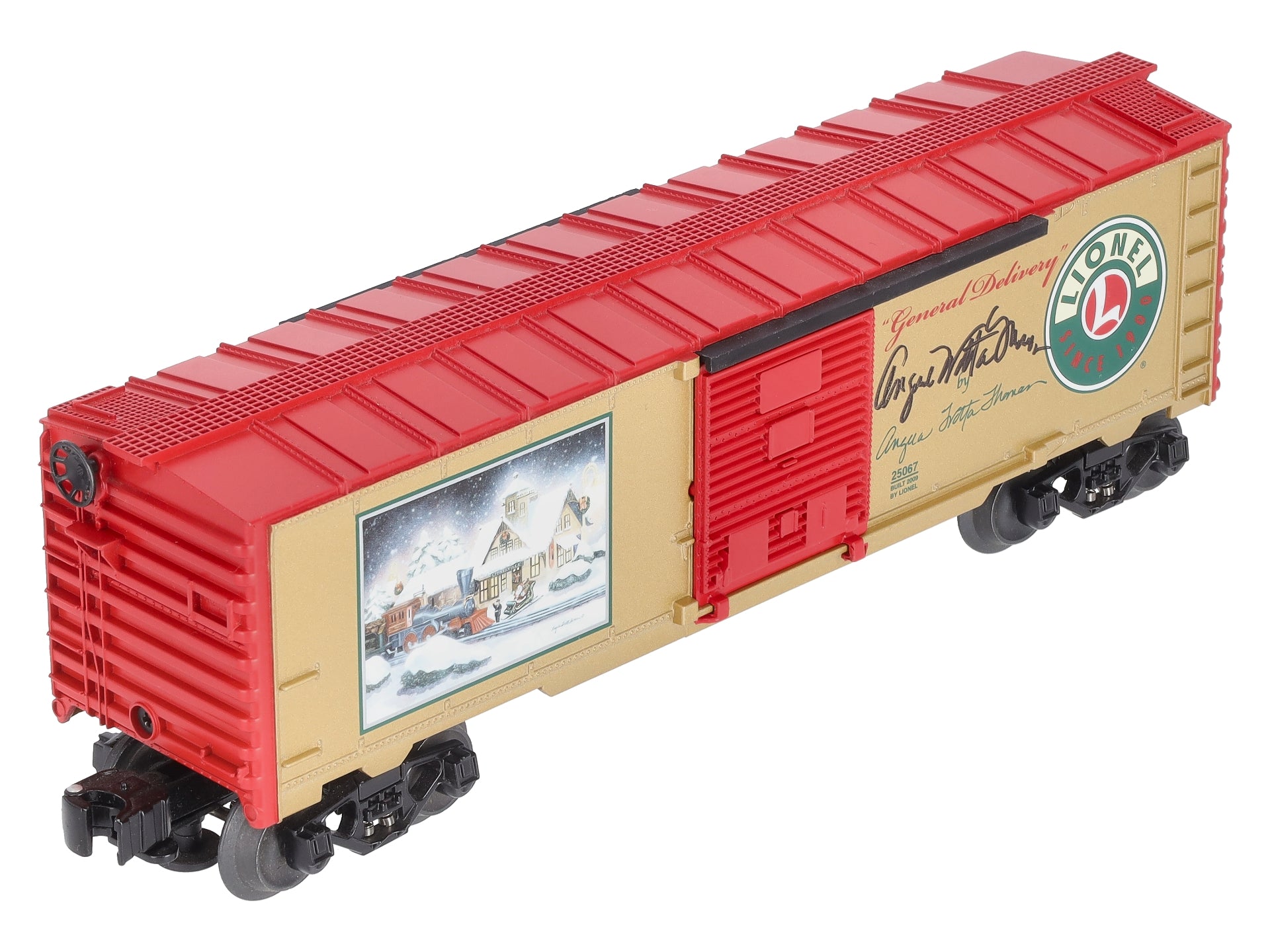 Lionel 6-25067 O Gauge Angela Trotta Thomas 2009 Boxcar (Autographed) LN/Box