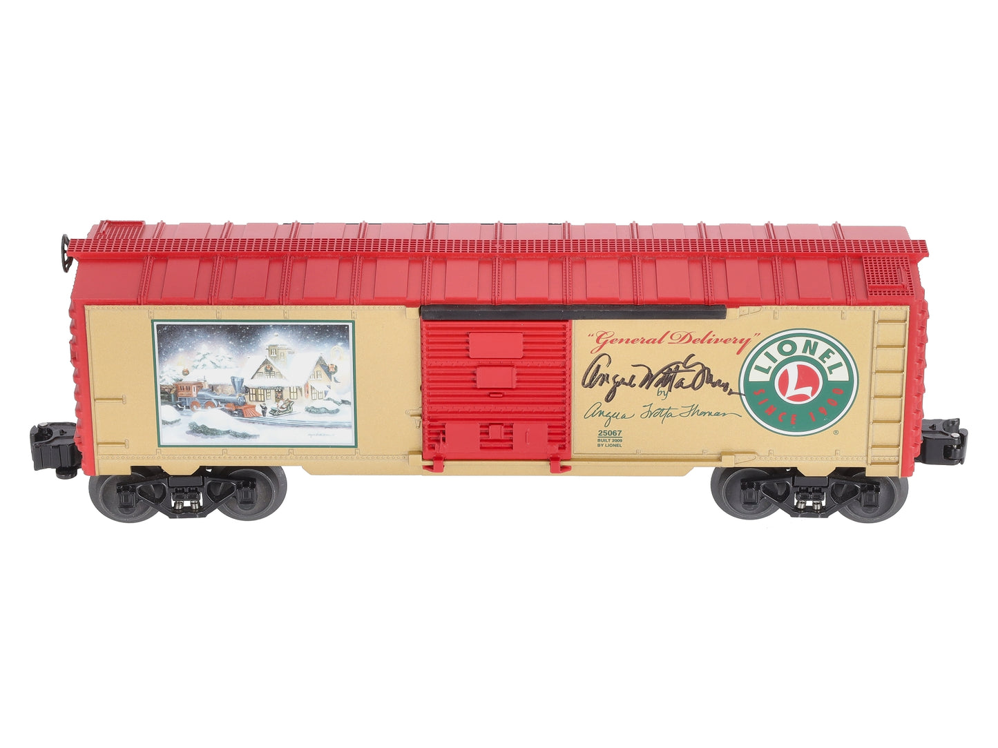 Lionel 6-25067 O Gauge Angela Trotta Thomas 2009 Boxcar (Autographed) LN/Box