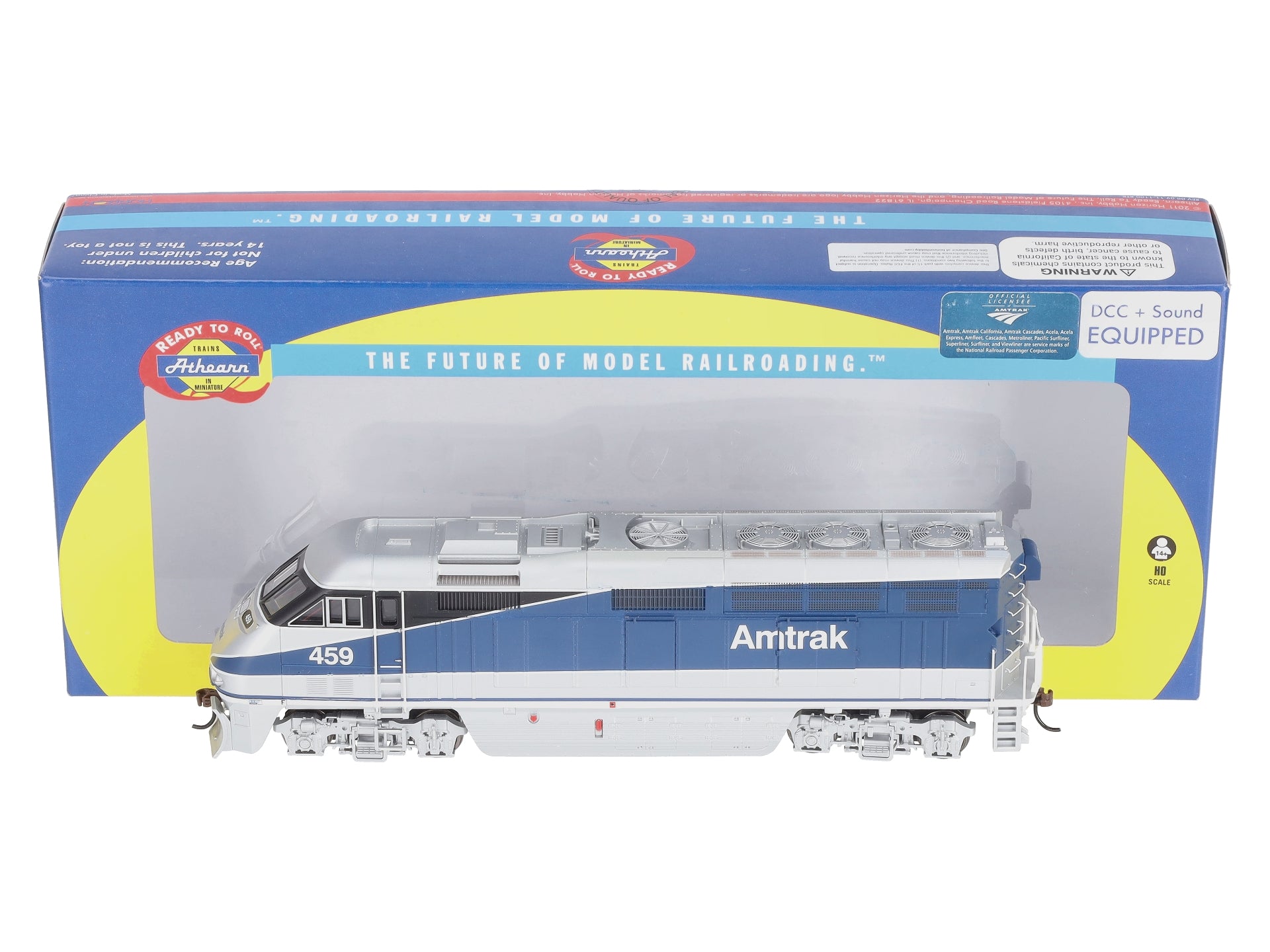 Athearn 64655 HO Amtrak RTR F59PHI w/DCC & Sound #459