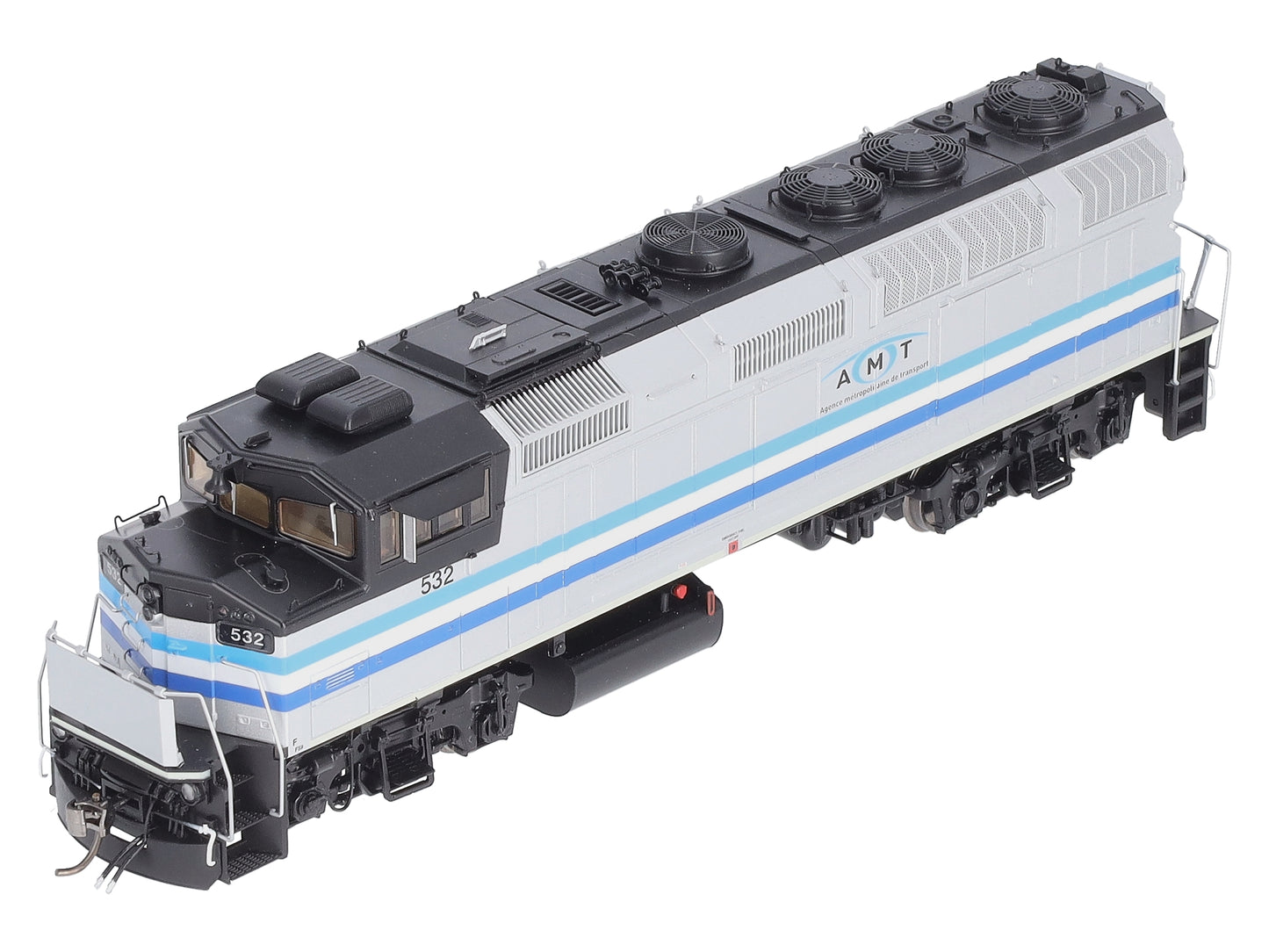 Rapido Trains 019524 HO AMT 3 Stripe F59PH Diesel Locomotive with DCC/Sound #532