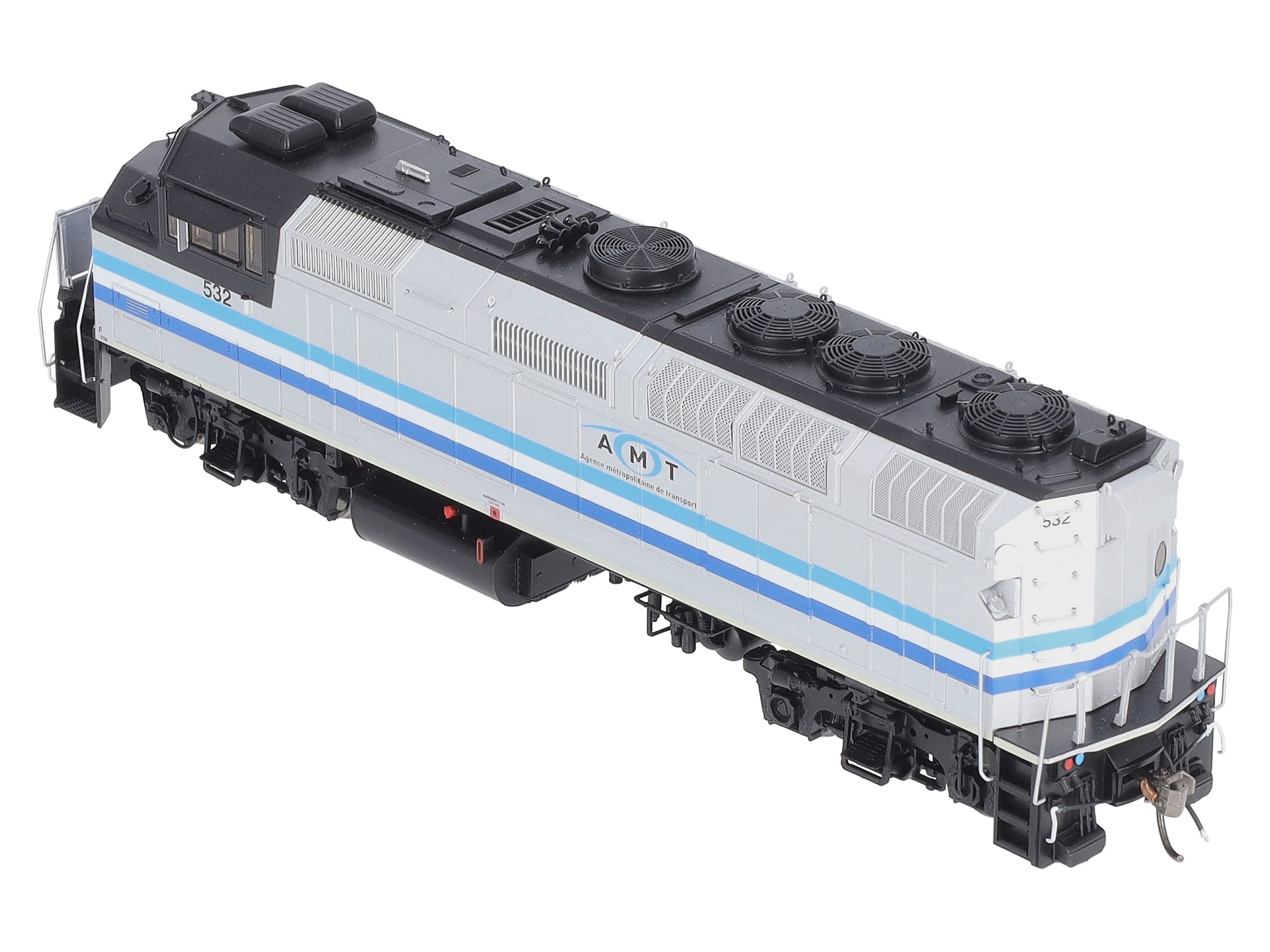 Rapido Trains 019524 HO AMT 3 Stripe F59PH Diesel Locomotive with DCC/Sound #532