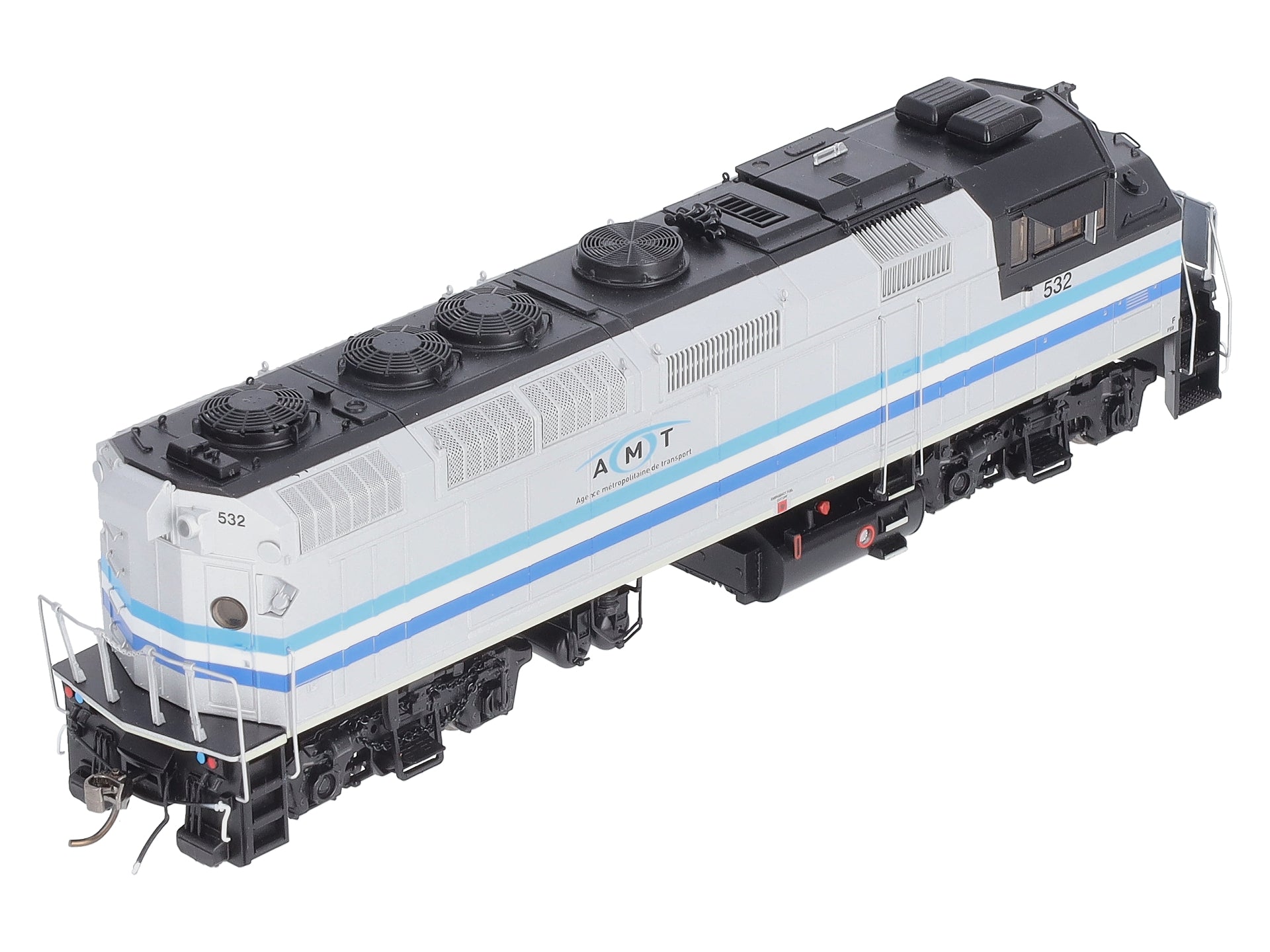 Rapido Trains 019524 HO AMT 3 Stripe F59PH Diesel Locomotive with DCC/Sound #532