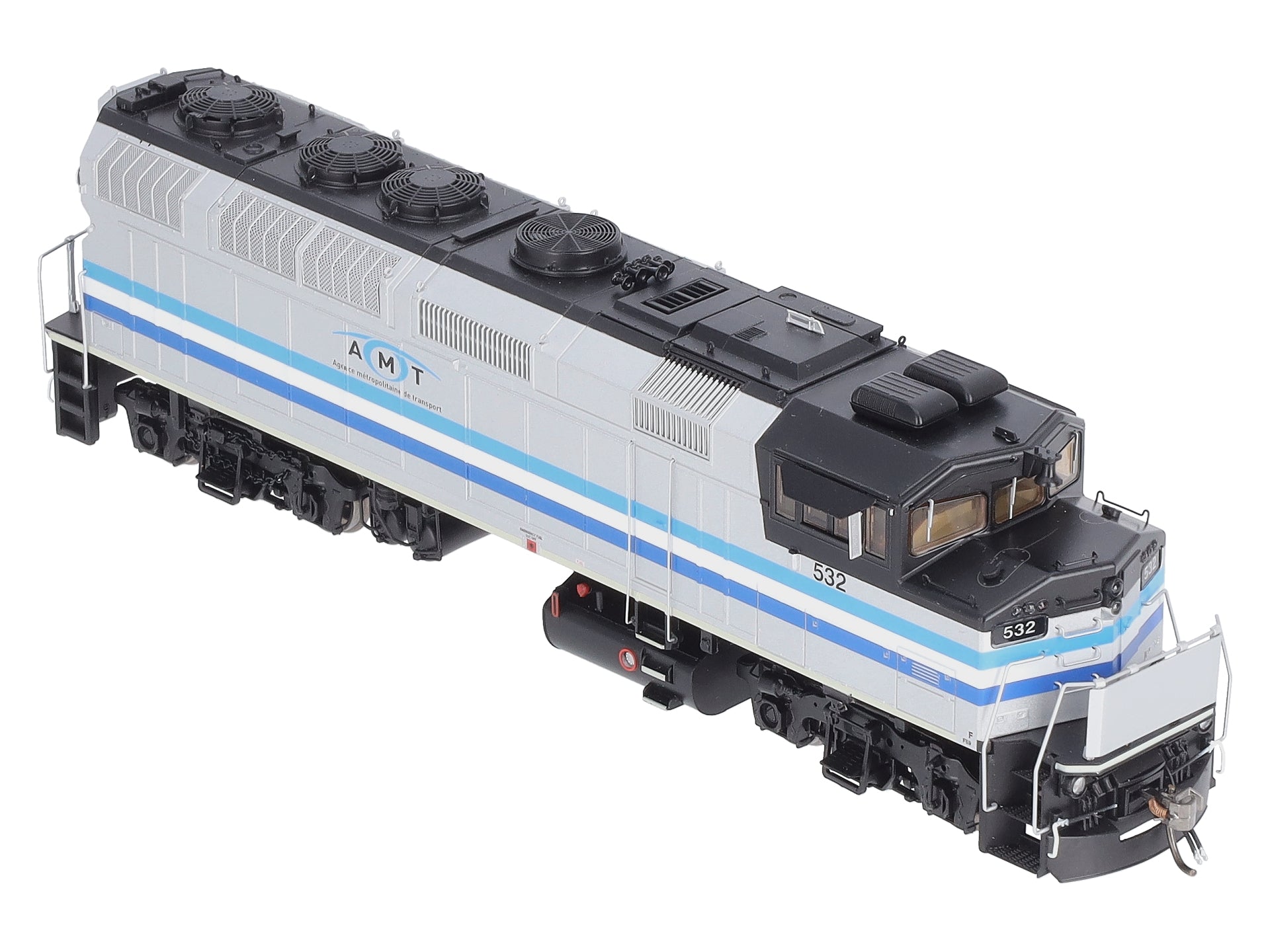 Rapido Trains 019524 HO AMT 3 Stripe F59PH Diesel Locomotive with DCC/Sound #532