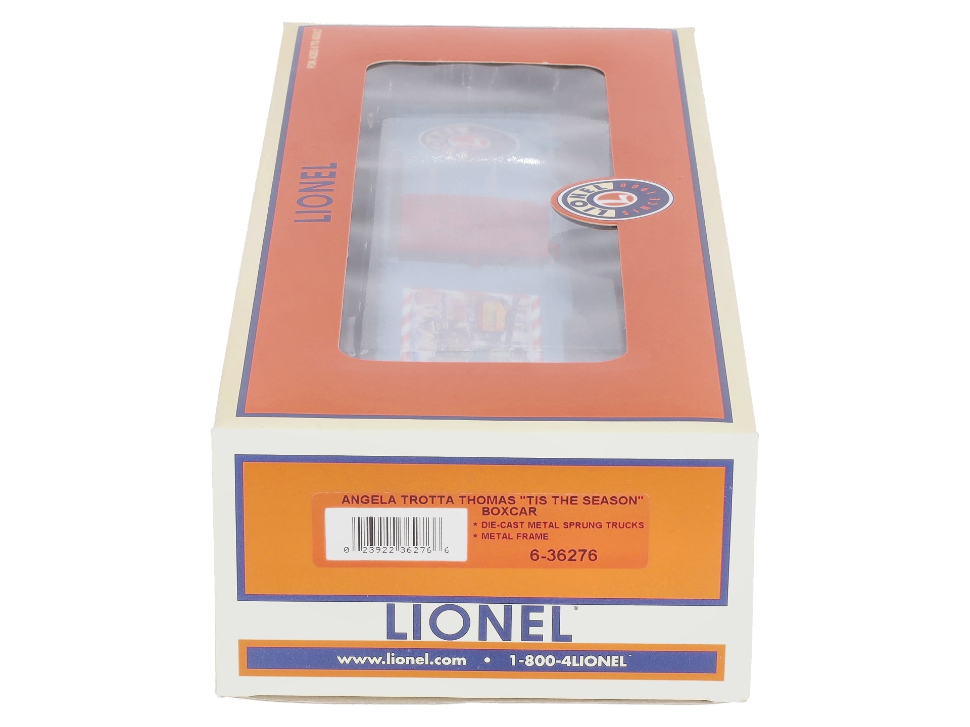 Lionel 6-36276 O Gauge Angela Trotta Thomas Tis the Season Boxcar (Autographed) LN/Box
