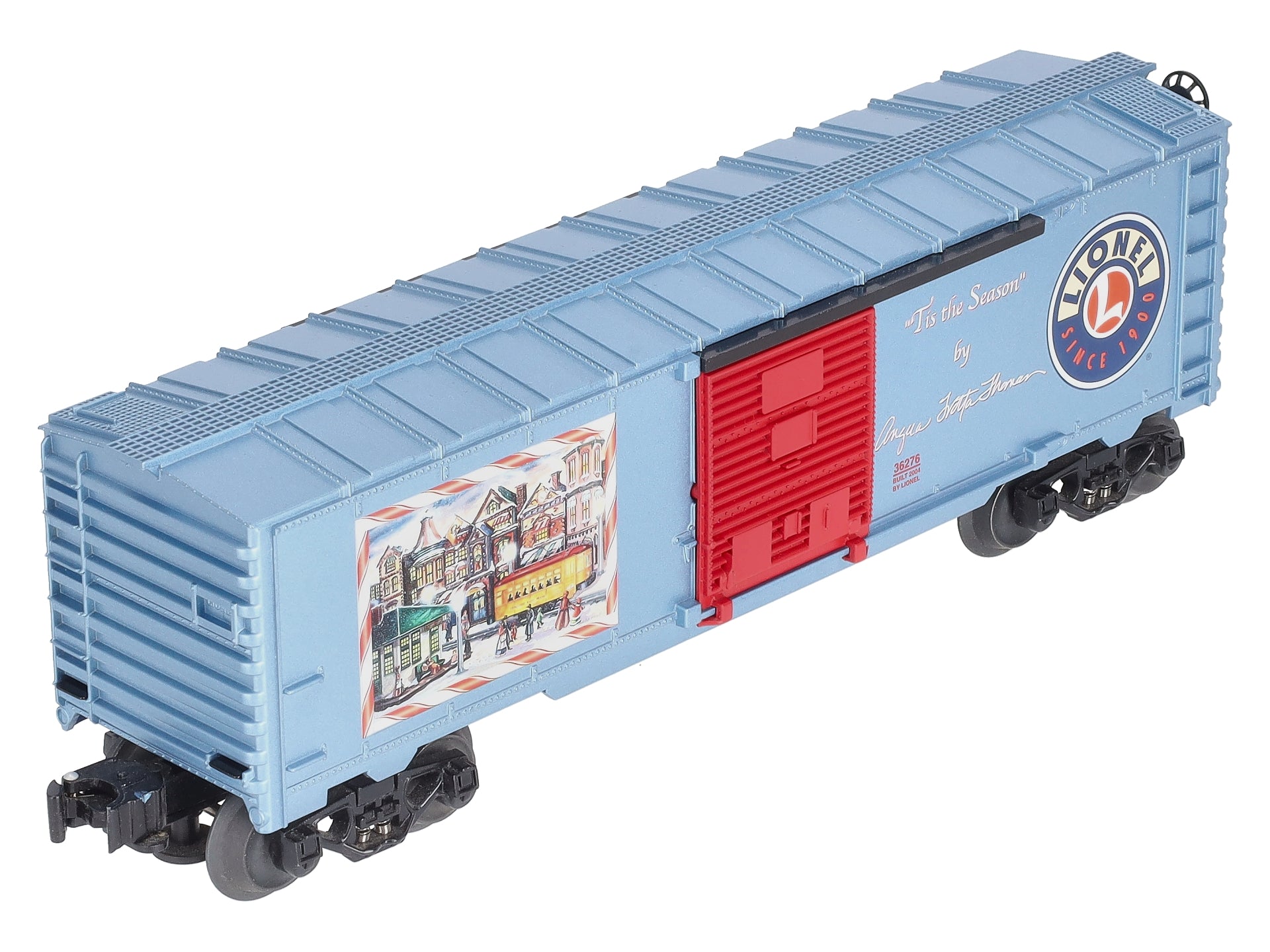 Lionel 6-36276 O Gauge Angela Trotta Thomas Tis the Season Boxcar (Autographed) LN/Box