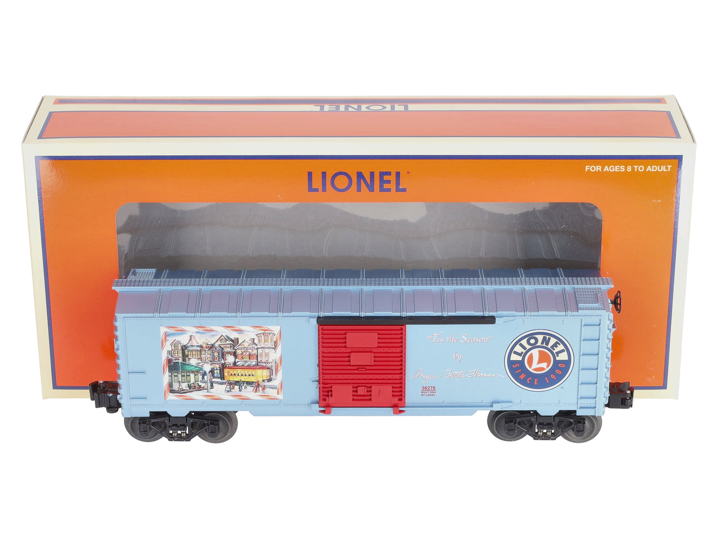 Lionel 6-36276 O Gauge Angela Trotta Thomas Tis the Season Boxcar (Autographed) LN/Box