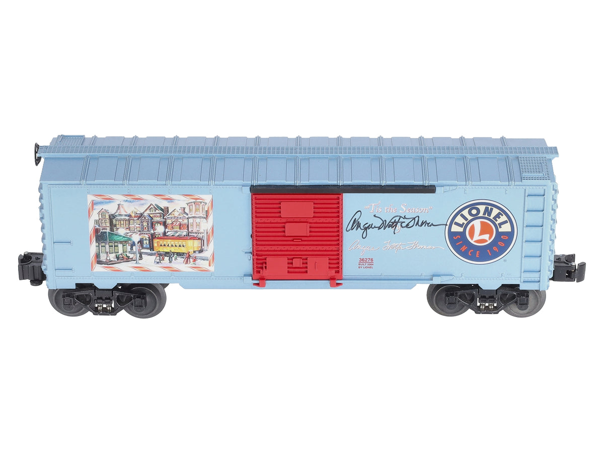 Lionel 6-36276 O Gauge Angela Trotta Thomas Tis the Season Boxcar (Autographed) LN/Box