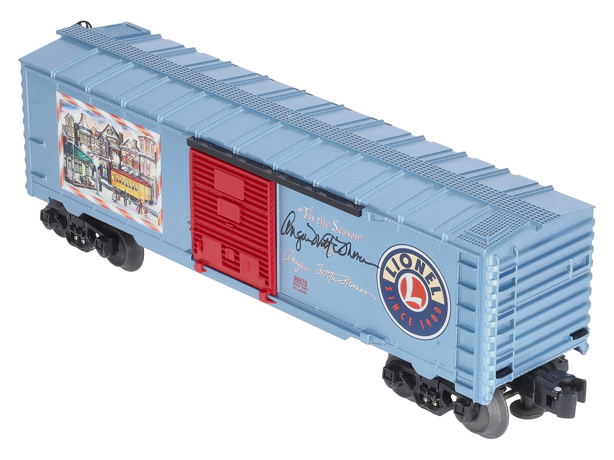 Lionel 6-36276 O Gauge Angela Trotta Thomas Tis the Season Boxcar (Autographed) LN/Box