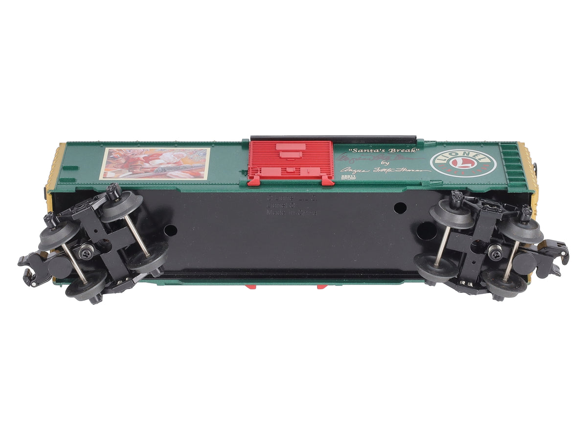 Lionel 6-25011 O Gauge Angela Trotta Thomas "Santa's Break" Boxcar (Autographed) LN/Box