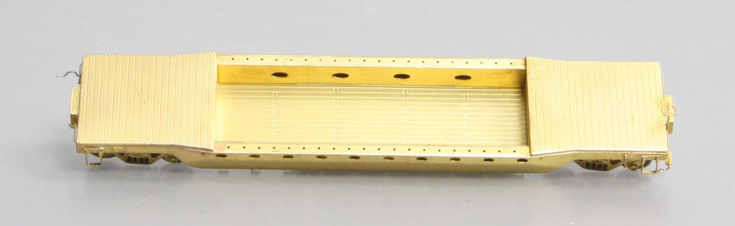 Overland 3036 HO Brass PRR 46' Deep Well Flatcar #435455 EX/Box