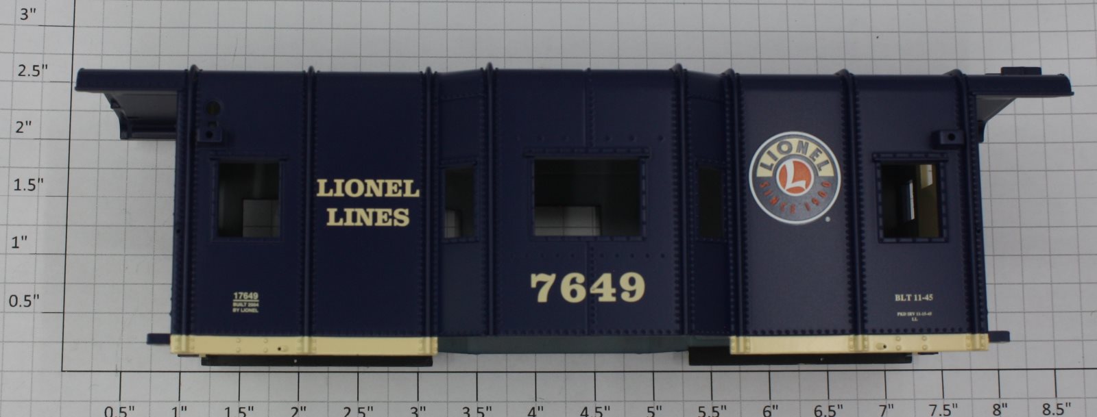 Lionel 17649-5 #7649 Lionel Lines I-12 Caboose Shell