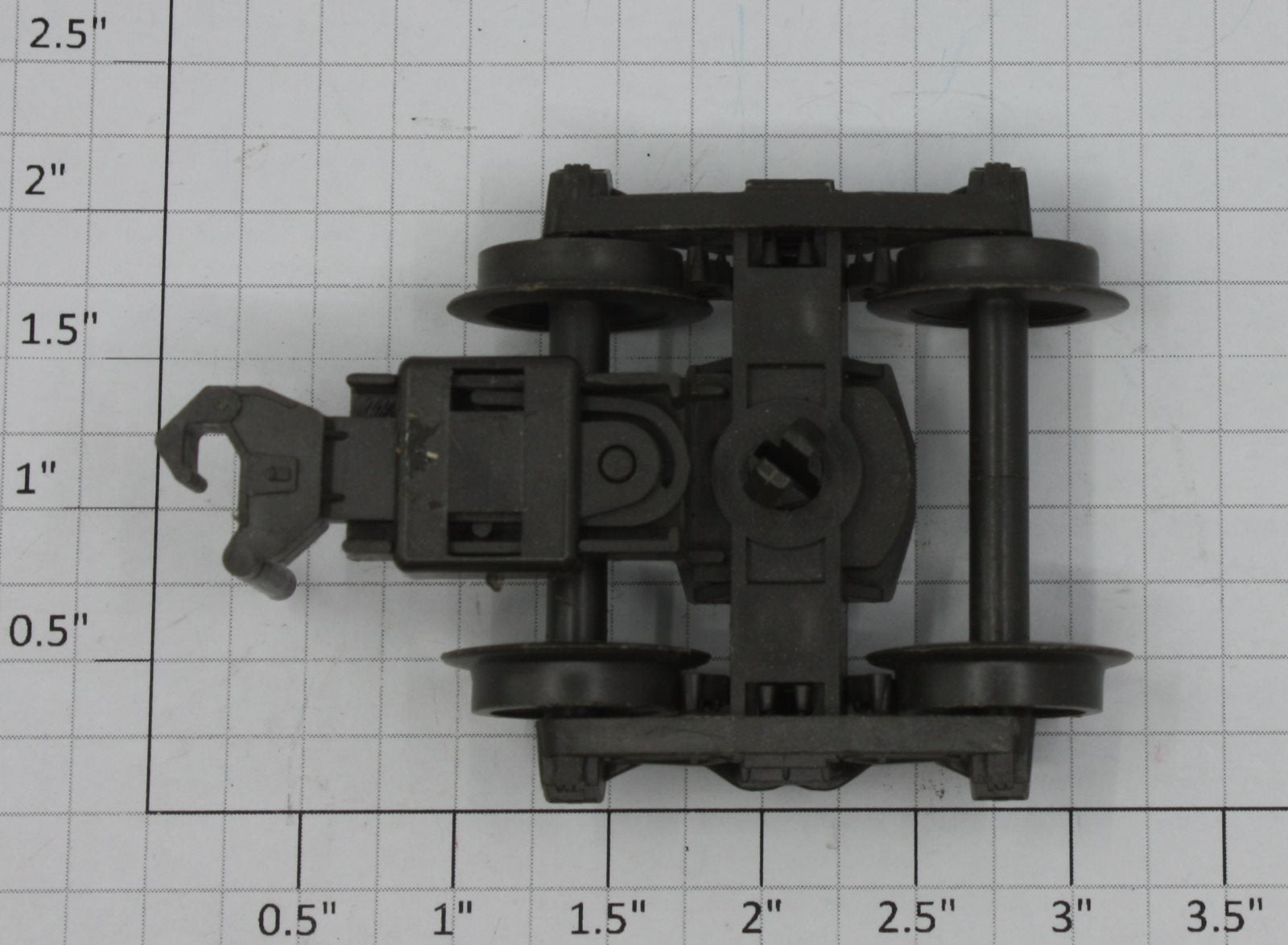 Atlas 5000-1C O Scale 2-Rail Plastic Bettendorf Freight Car Coupler Truck