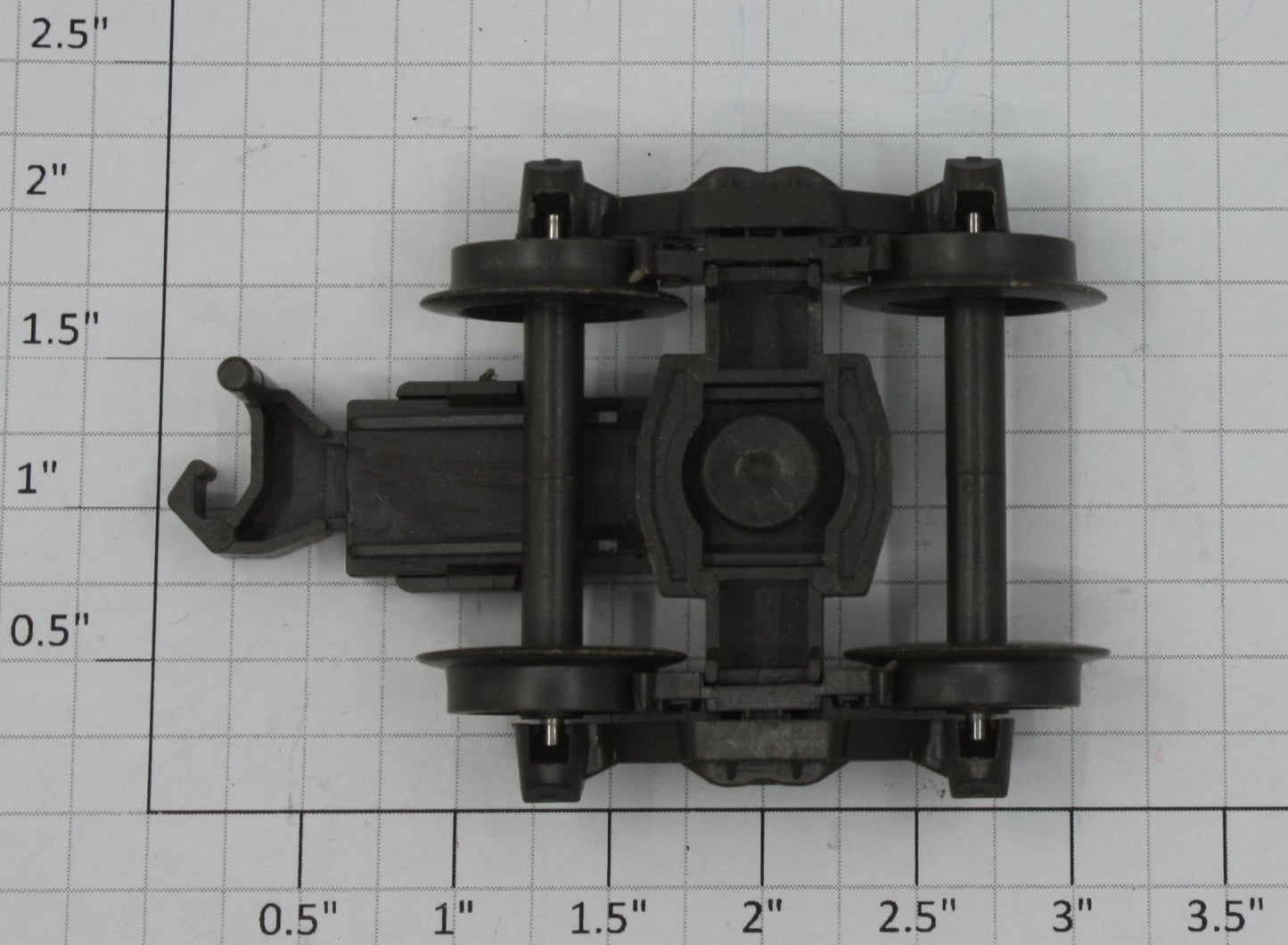 Atlas 5000-1C O Scale 2-Rail Plastic Bettendorf Freight Car Coupler Truck
