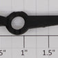 Lionel 85120-415 G Scale Black Hook Coupler