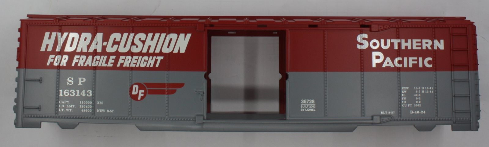 Lionel 36728-7 Southern Pacific Walking Brakeman Boxcar Shell