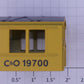 Lionel 19700-17 C&O Yellow / Blue Extended Vision Caboose Cupola
