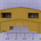 Lionel 19700-17 C&O Yellow / Blue Extended Vision Caboose Cupola
