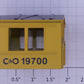 Lionel 19700-17 C&O Yellow / Blue Extended Vision Caboose Cupola