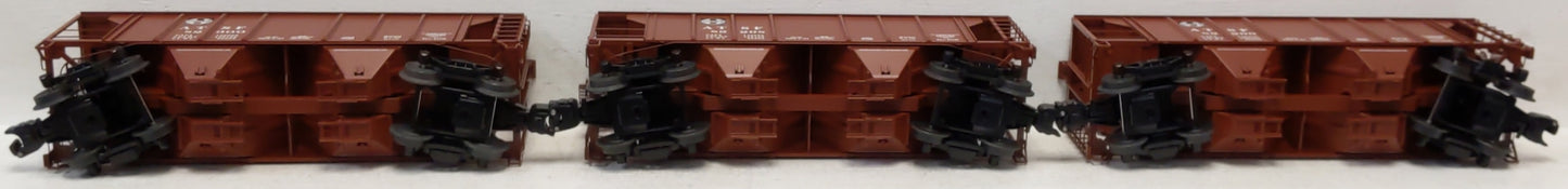 Lionel 6-11878 O Gauge Santa Fe PS-2 2-Bay Covered Hopper (Set of 3)