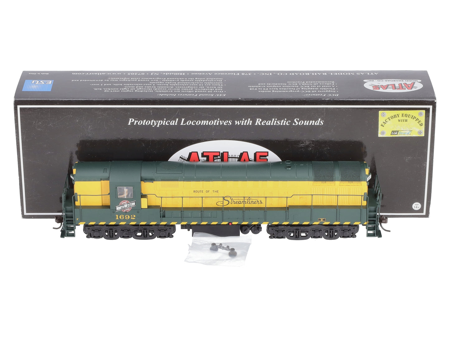 Atlas 10002247 HO C&NW Train Master #1692 w/DCC/Sound