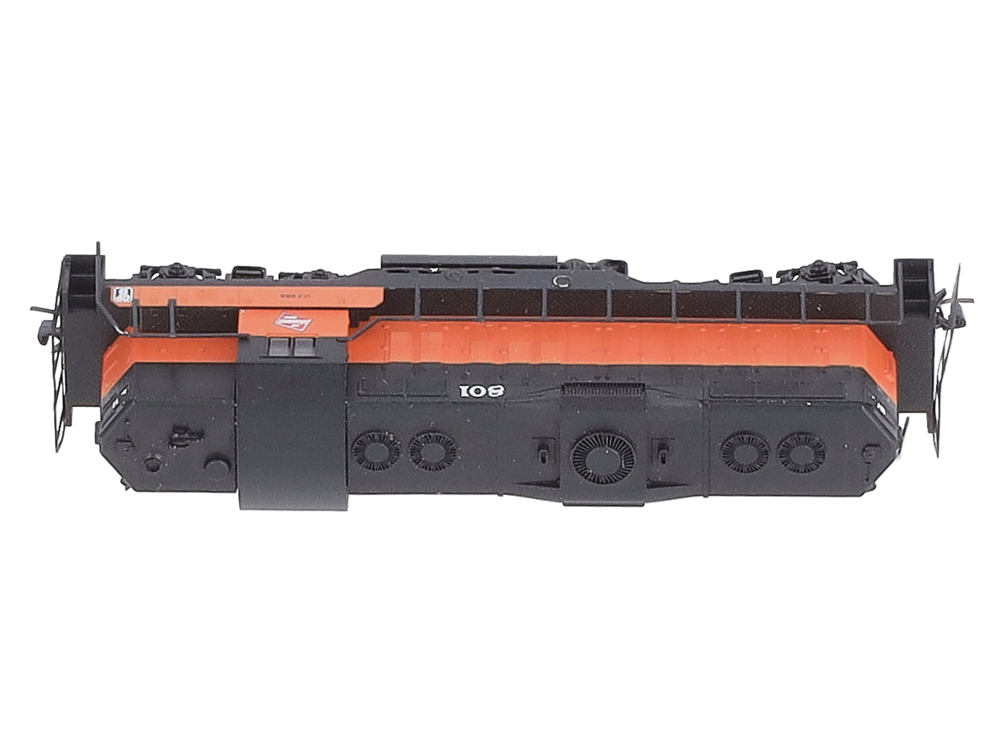 Micro-Trains 98201042 Z Scale MILW GP9 Powered Locomotive #801