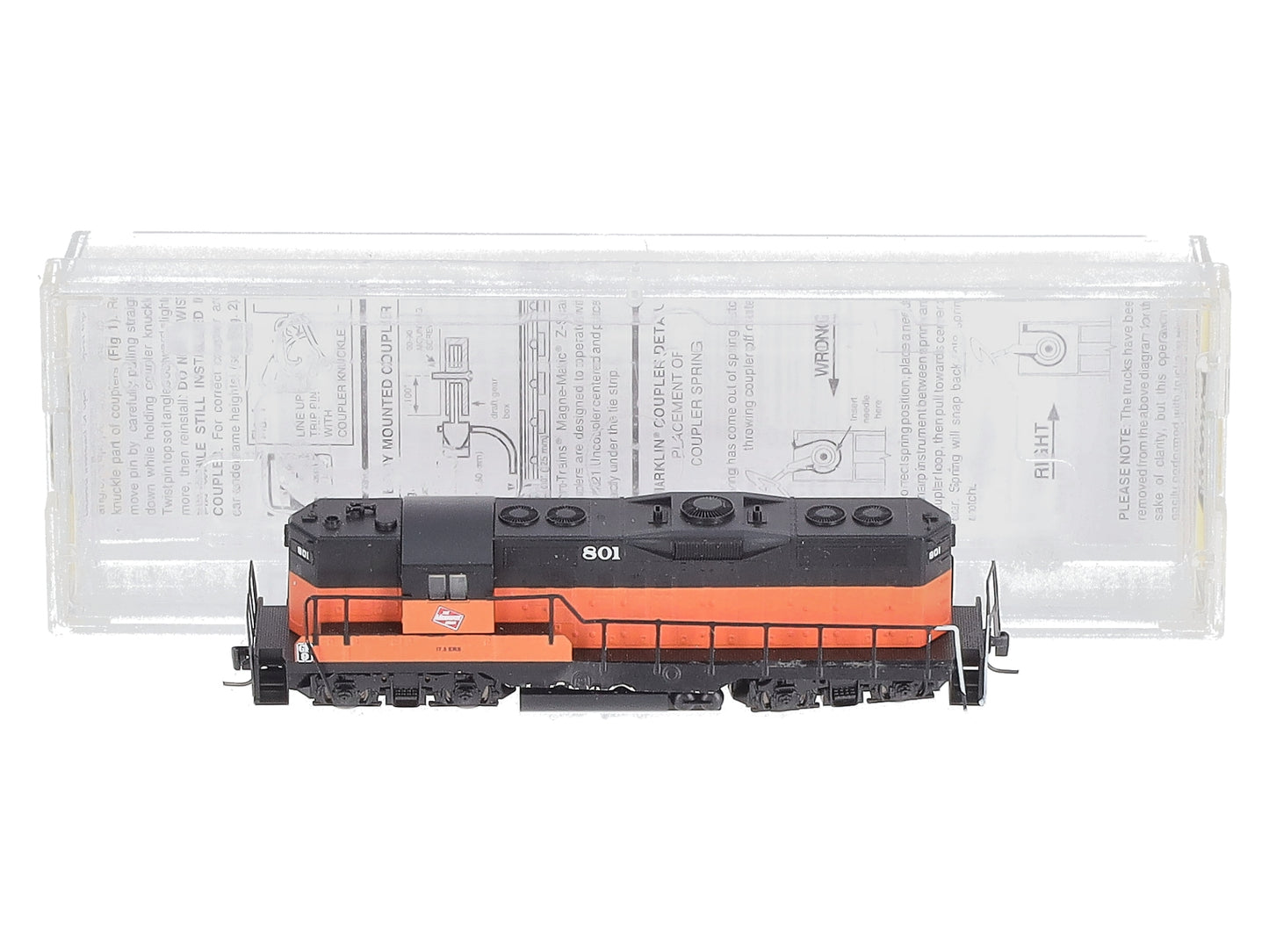 Micro-Trains 98201042 Z Scale MILW GP9 Powered Locomotive #801