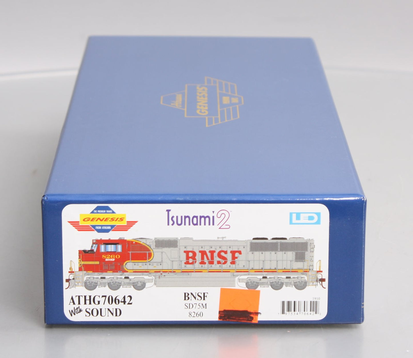 Athearn G70642 HO BNSF SD75M Diesel Locomotive with Sound #8260 NIB