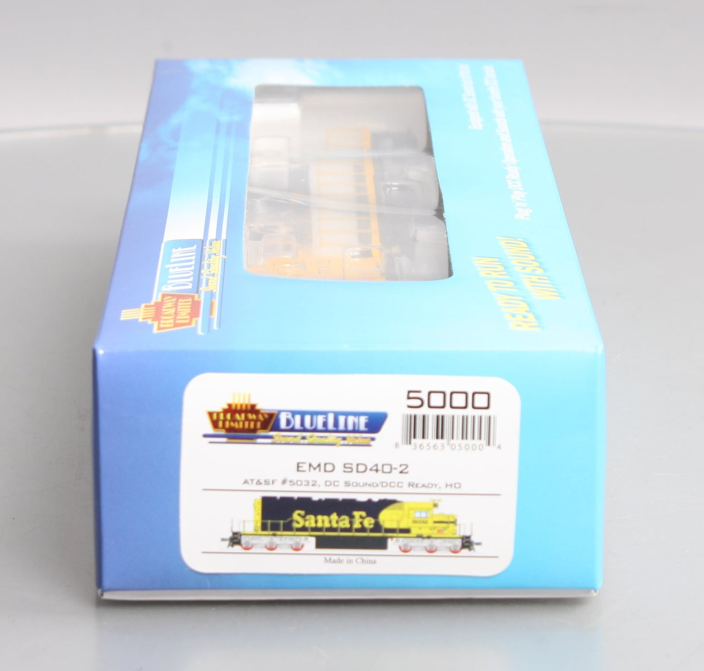 Broadway Limited 5000 HO Santa Fe EMD SD40-2 Low Hood with Sound & DCC #5032
