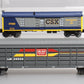 Lionel 6-30138 O-27 Chessie System Freight Cars Add-On (Set of 2) LN/Box