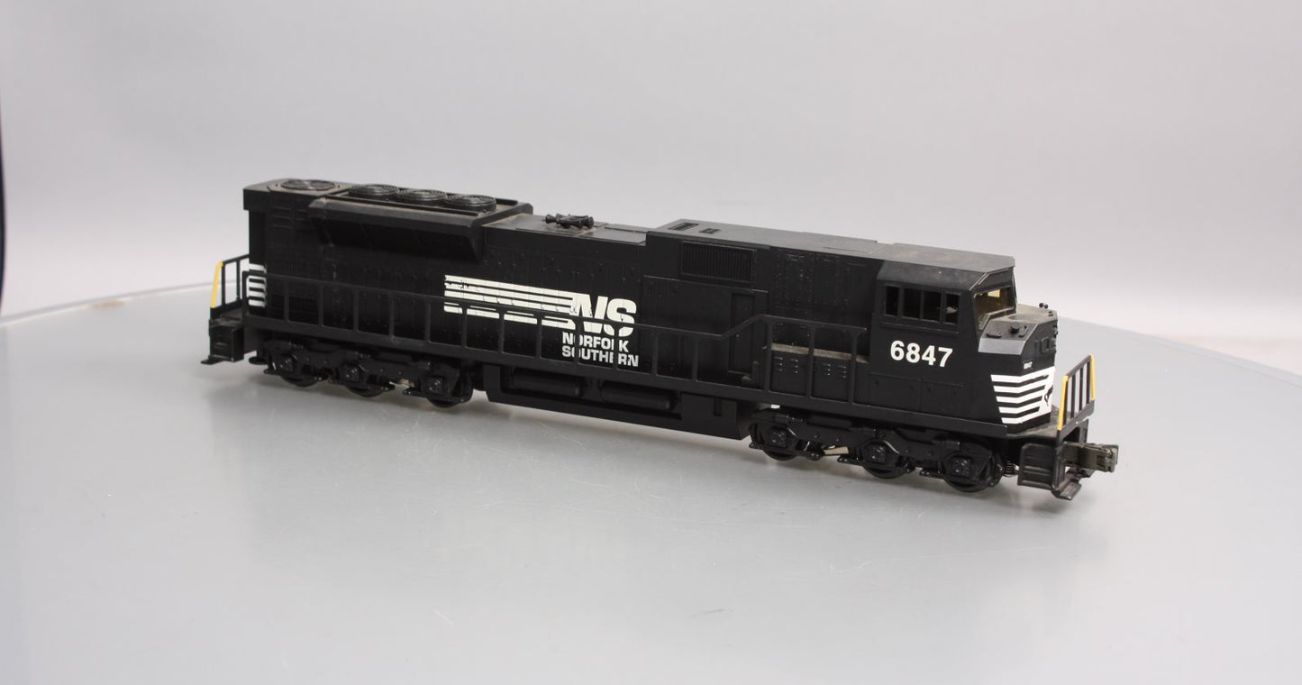 Williams SD9013 O Gauge Norfolk Southern Diesel Locomotive #6847 EX/Box