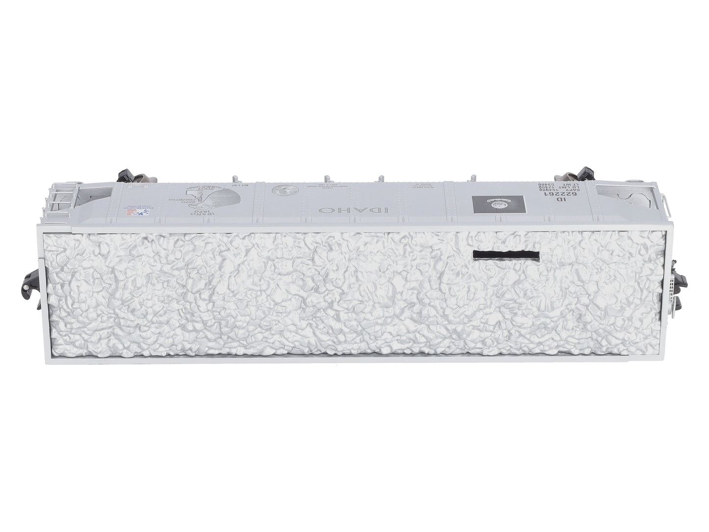Lionel 6-22261 O Idaho State Quarter Die Cast 4-Bay Hopper Bank