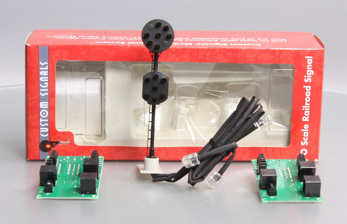 Custom Signals PRR-45 O Scale Railroad Ground Signal