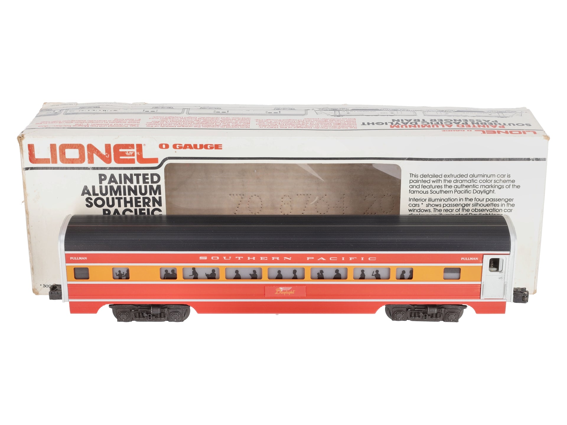 Lionel 6-9591 O Gauge Southern Pacific Daylight Aluminum Passenger Car NIB