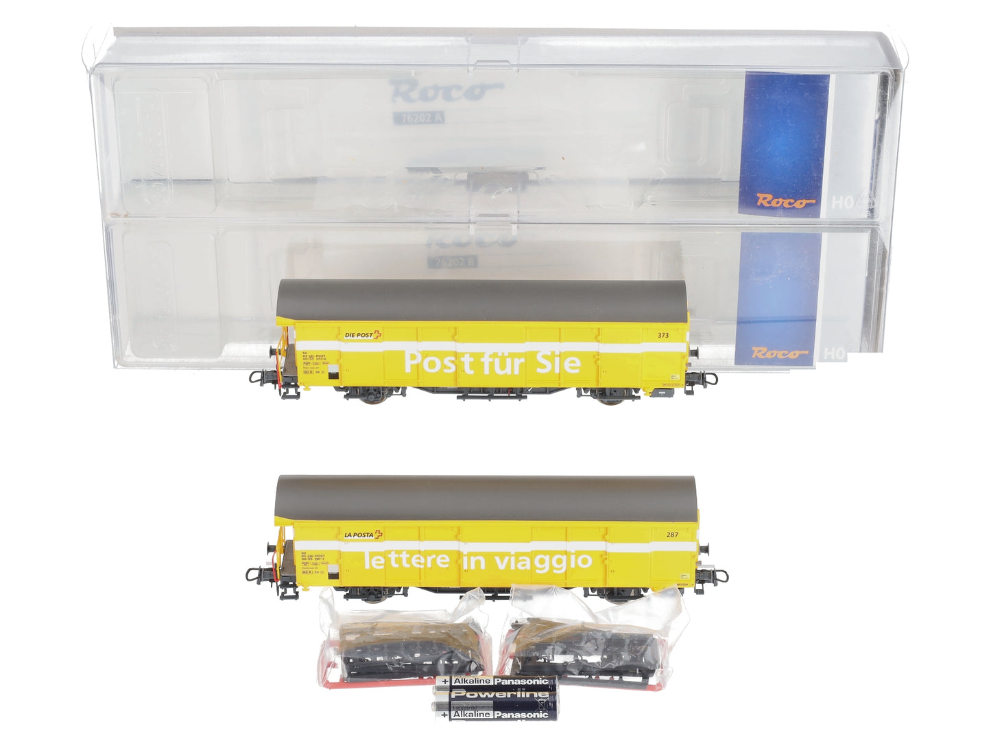 Roco 76202 HO Swiss Federal Railways Postal Goods Wagons