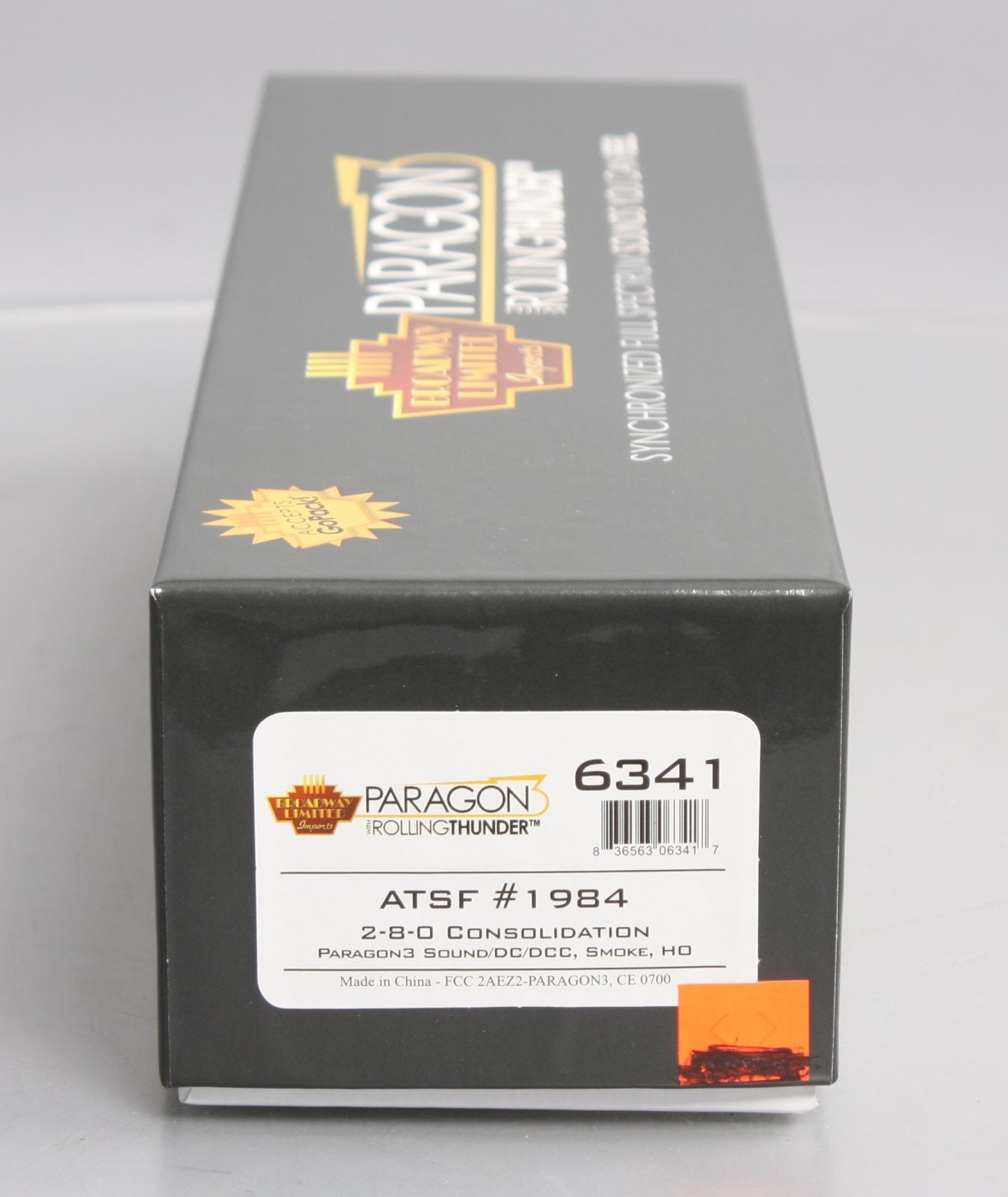 Broadway Limited 6341 HO ATSF 2-8-0 Consolidation Steam Loco Sound/DCC #1984