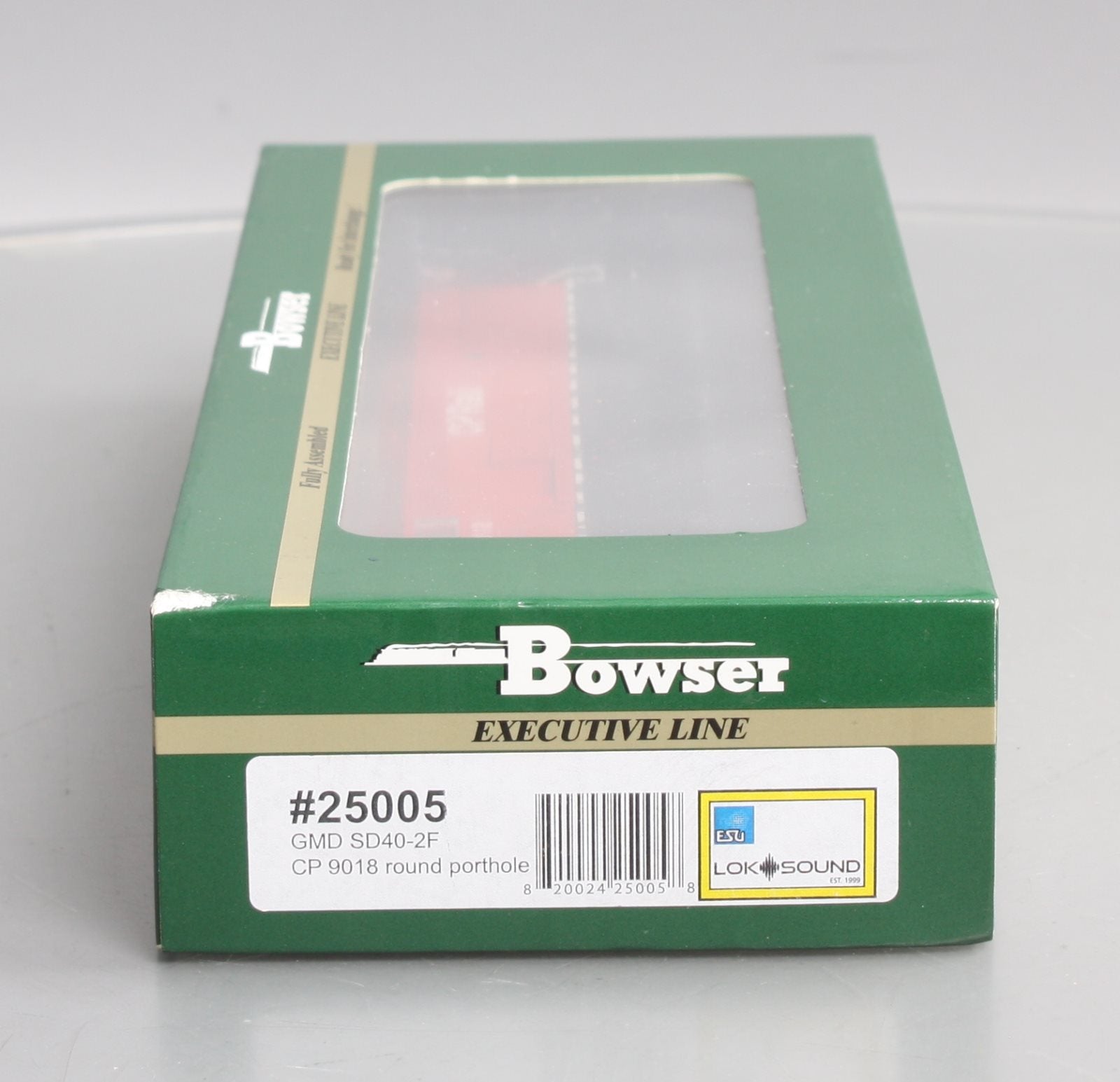 Bowser 25005 HO CP Round Porthole GMD SD40-2F Diesel Locomotive w/Sound #9018