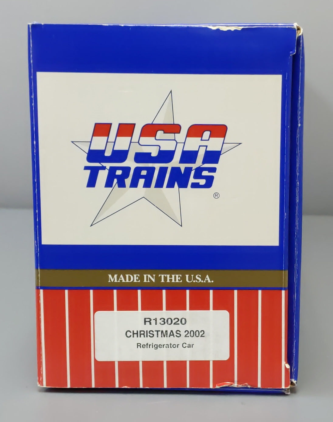 USA Trains R13020 G Scale Christmas 2002 Refrigerator Car LN/Box