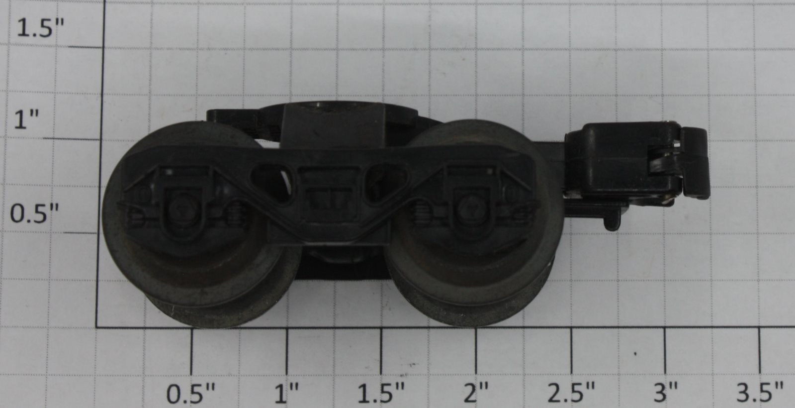 Lionel 9150-135X Plastic Operating Coupler Truck with Diecast Wheels