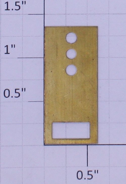 Lionel WSR-44 Whistle Relay Strap Plate