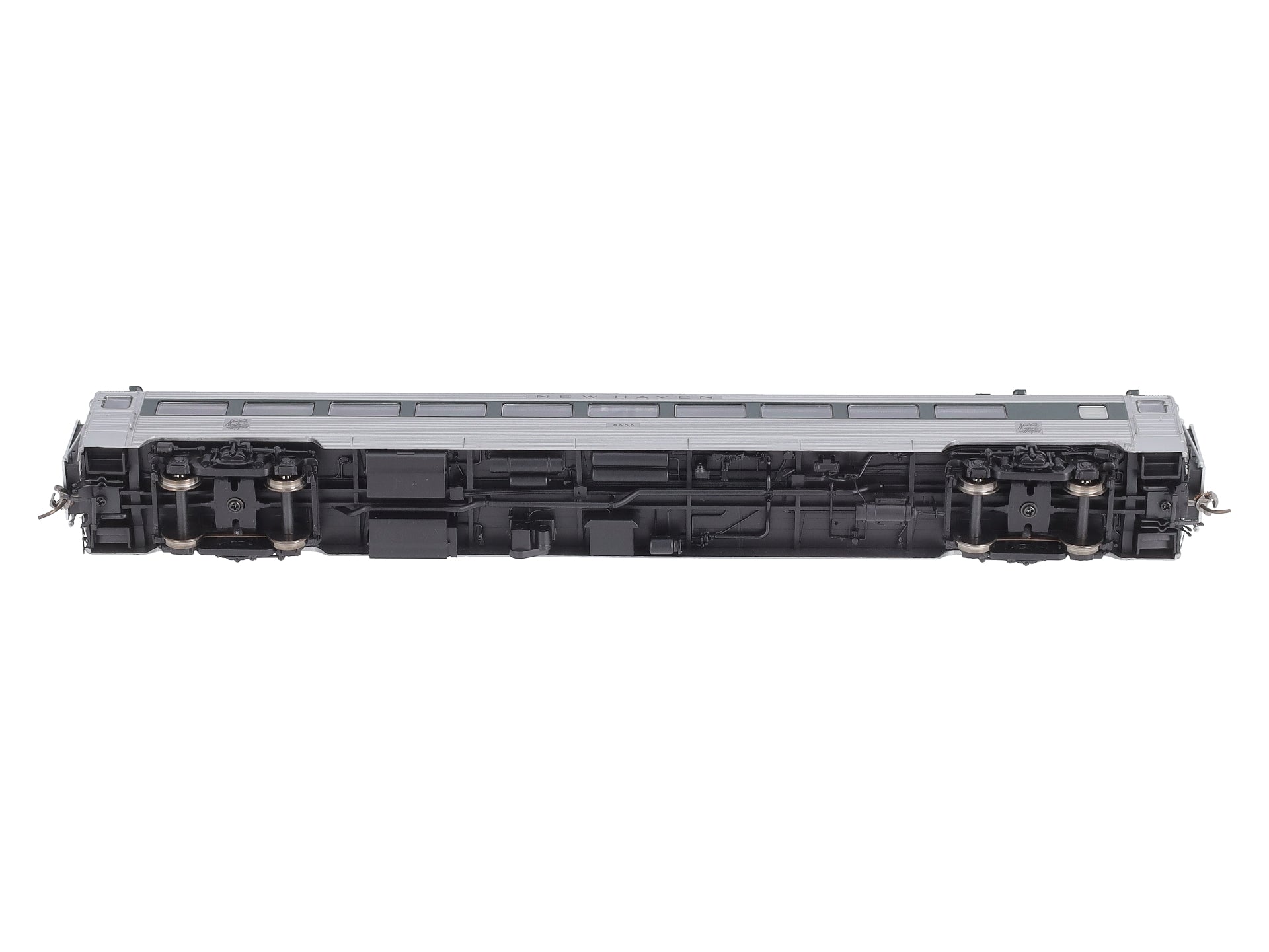Rapido Trains 17008 HO New Haven Pullman-Bradley Stainless Steel Coach #8656