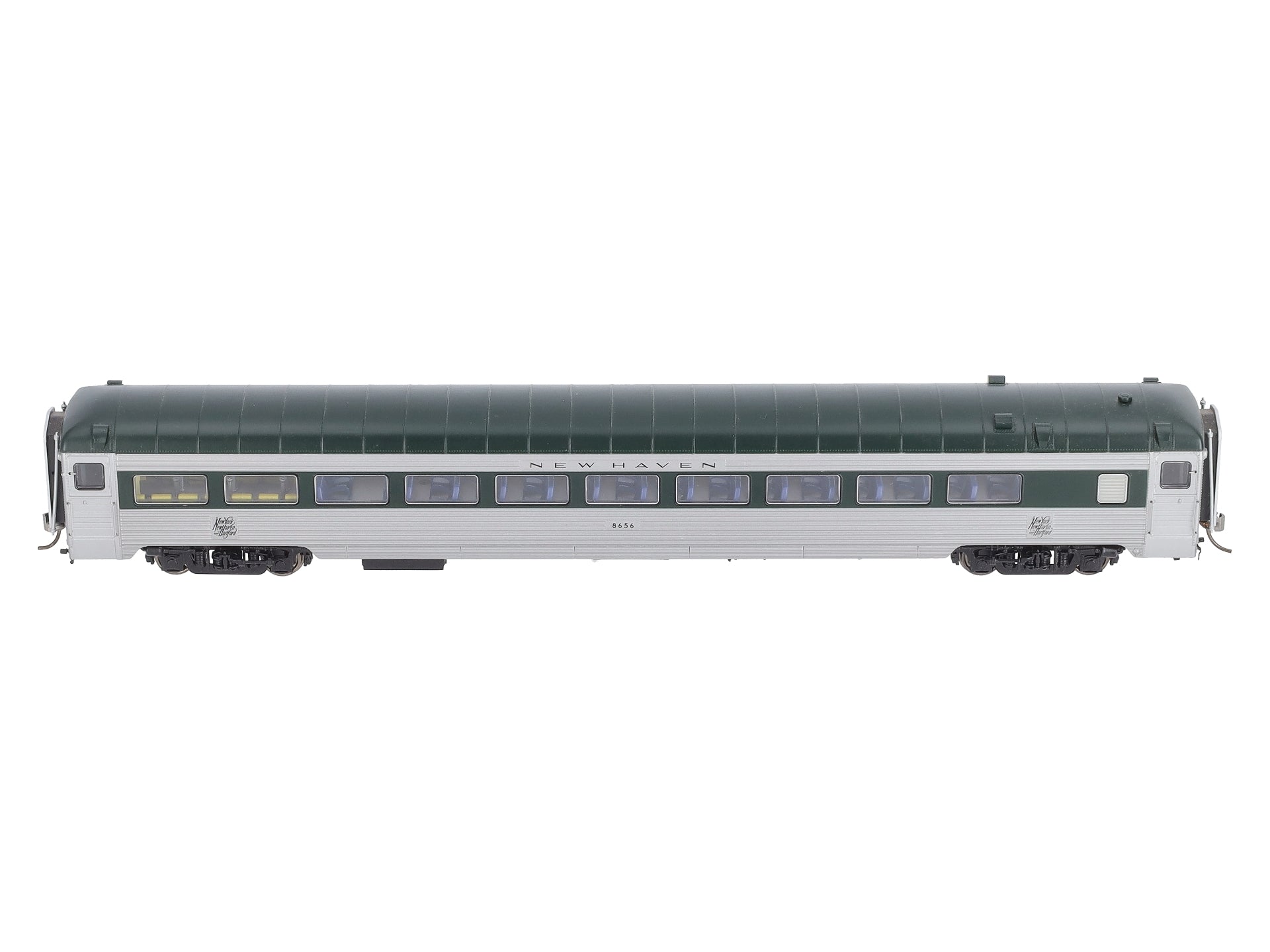 Rapido Trains 17008 HO New Haven Pullman-Bradley Stainless Steel Coach #8656