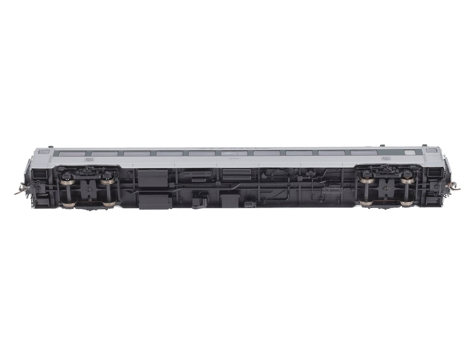 Rapido Trains 17004 HO New Haven Pullman-Bradley Stainless Steel Coach #8626