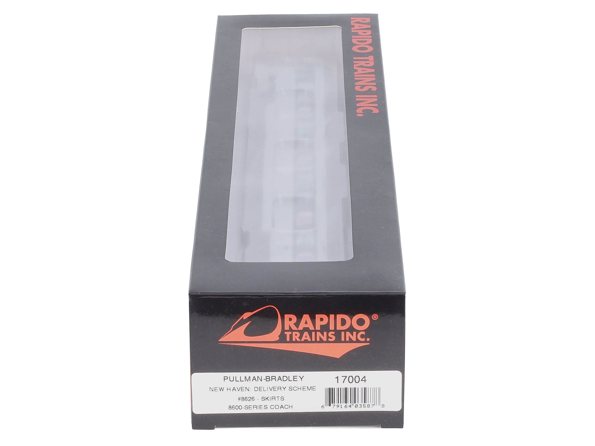 Rapido Trains 17004 HO New Haven Pullman-Bradley Stainless Steel Coach #8626