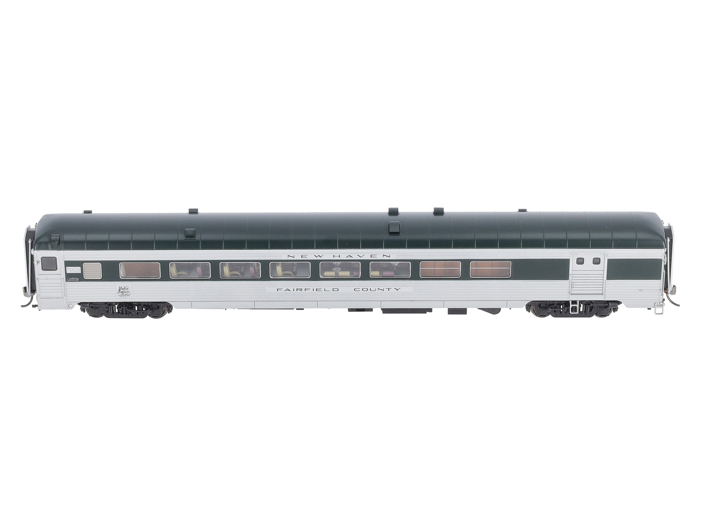 Rapido Trains 134004 HO NH "Fairfield County" PS County Car w/Baggage Door #214