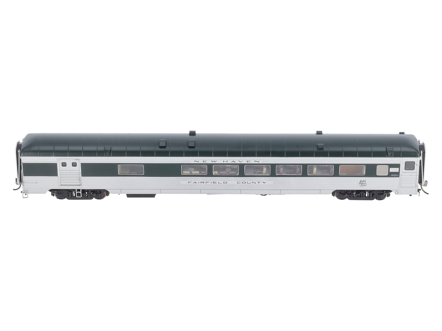 Rapido Trains 134004 HO NH "Fairfield County" PS County Car w/Baggage Door #214
