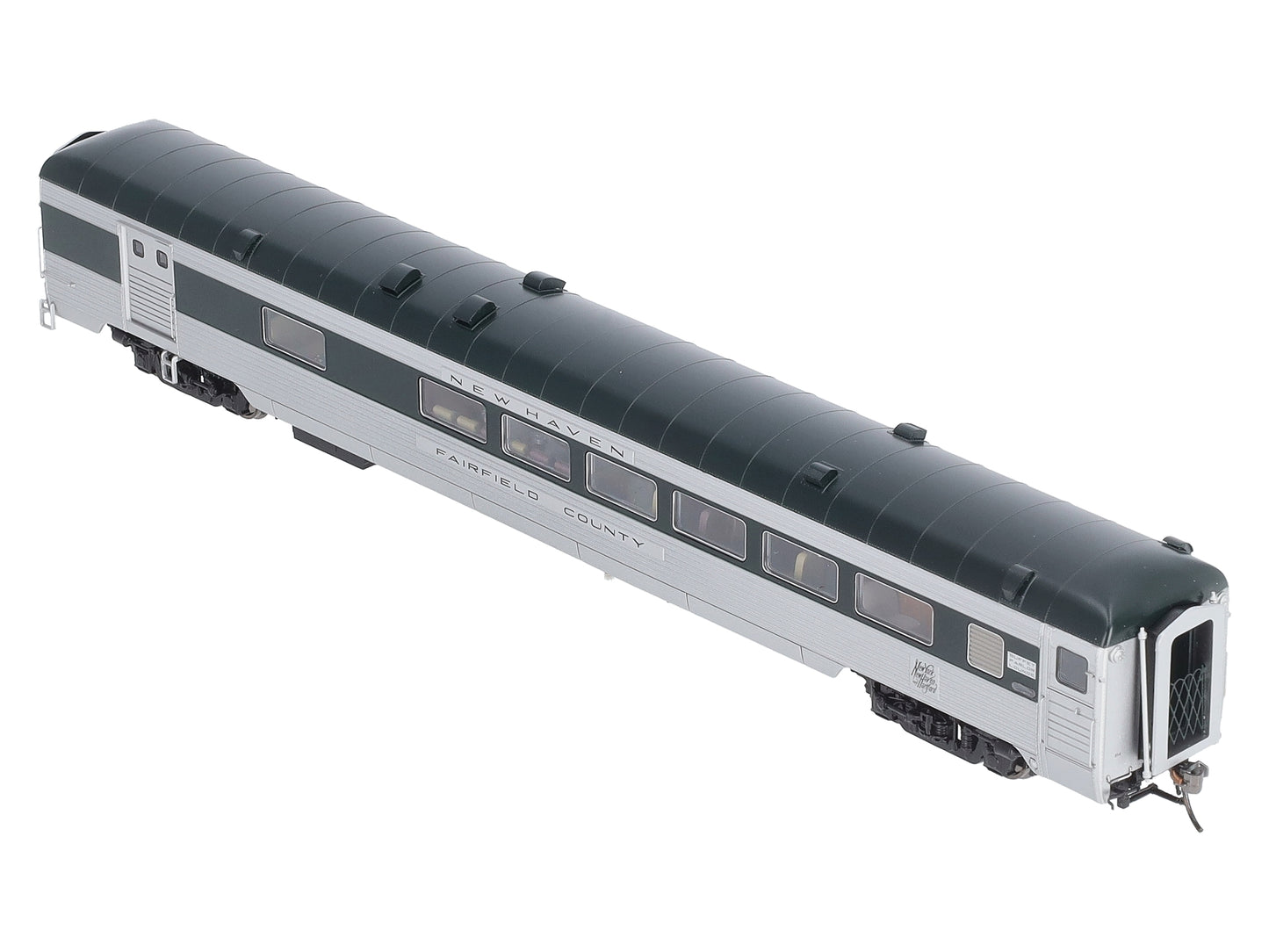 Rapido Trains 134004 HO NH "Fairfield County" PS County Car w/Baggage Door #214